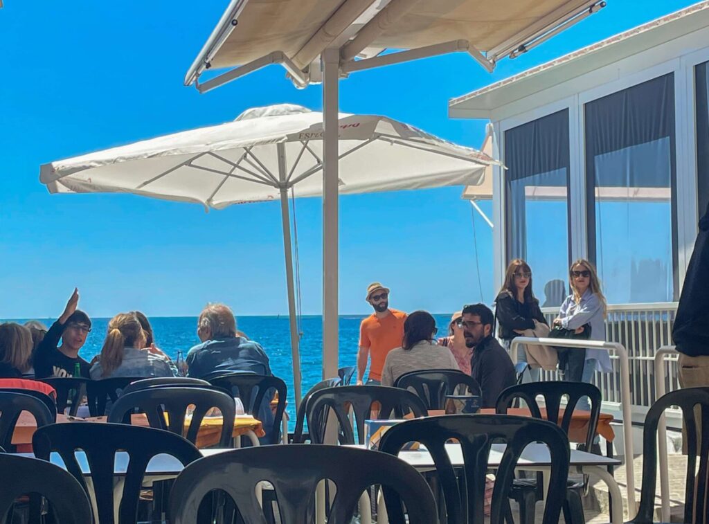 Restaurant à la plage