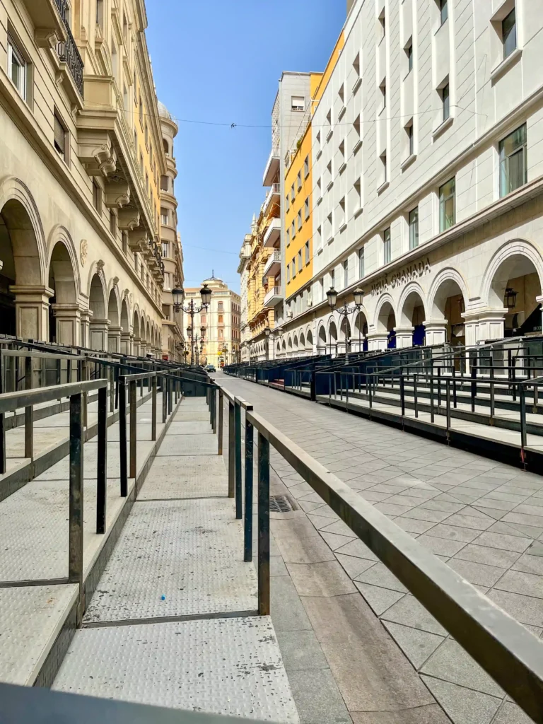Préparation de la rue Ganivet