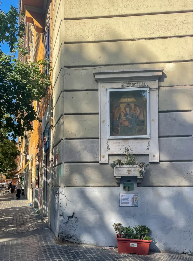 Détail du Trastevere à Rome